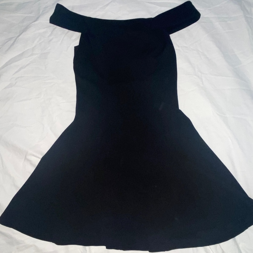 Black skater dress